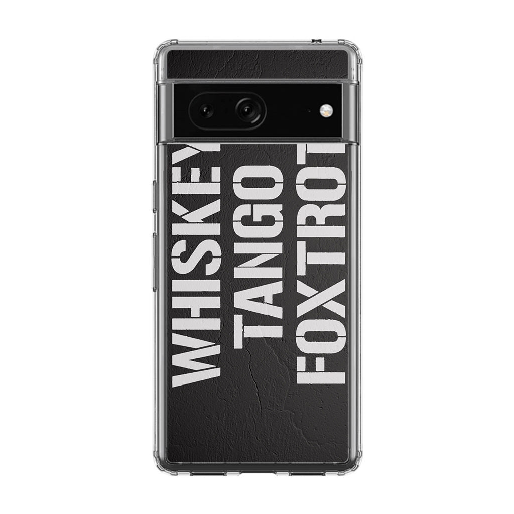 Military Signal Code Google Pixel 7a Case