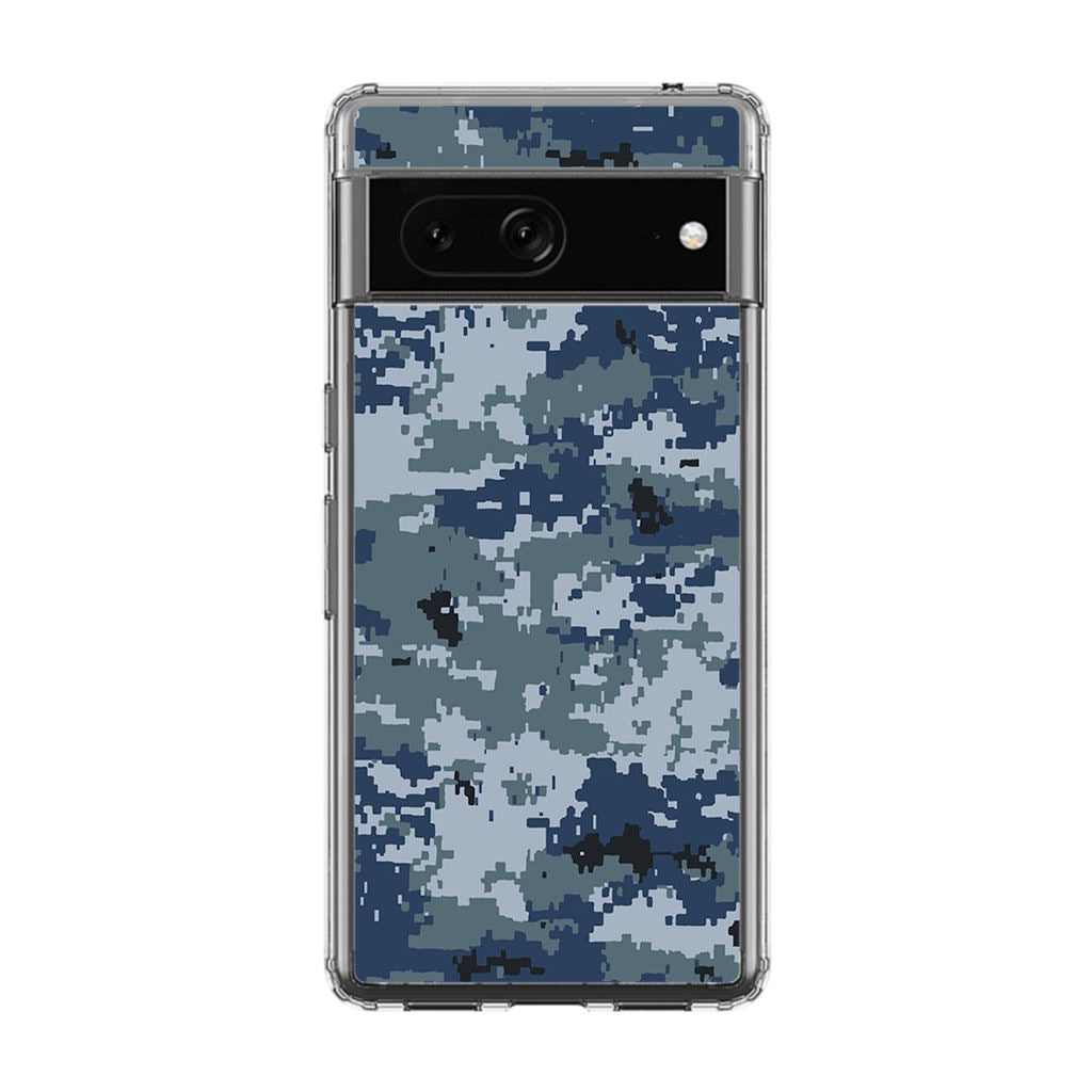 Navy Camo Google Pixel 7 Case