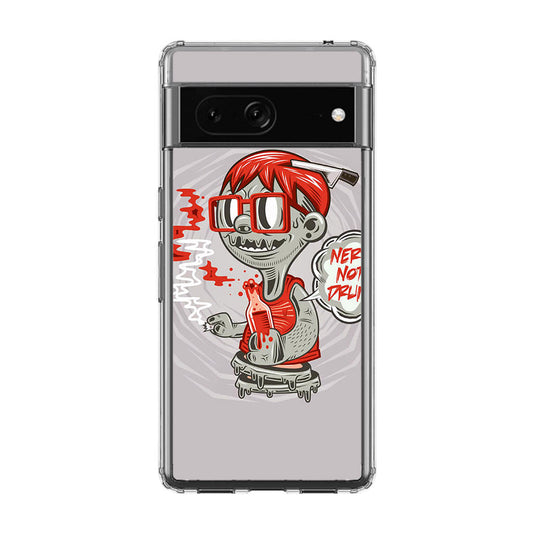 Nerd Not Drunk Zombie Google Pixel 7a Case