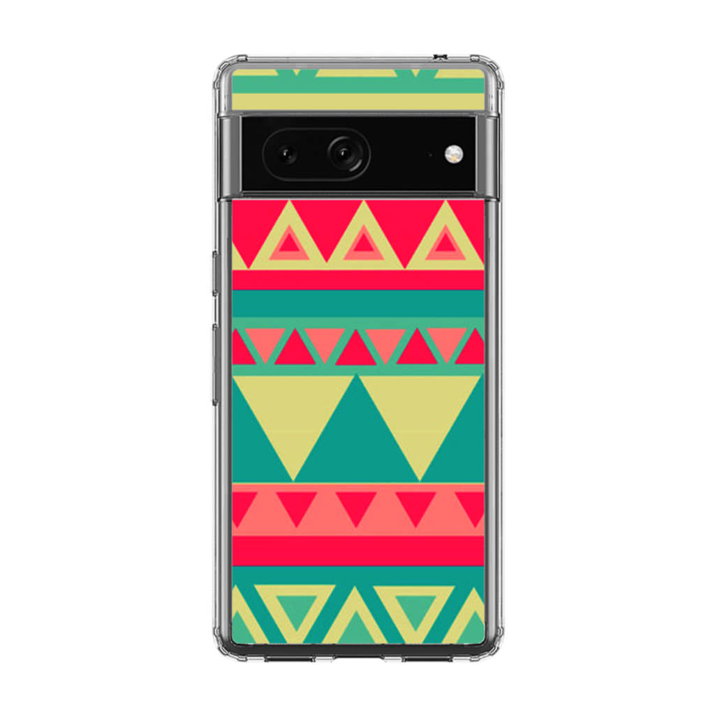 Old Aztec Pattern Google Pixel 7 Case