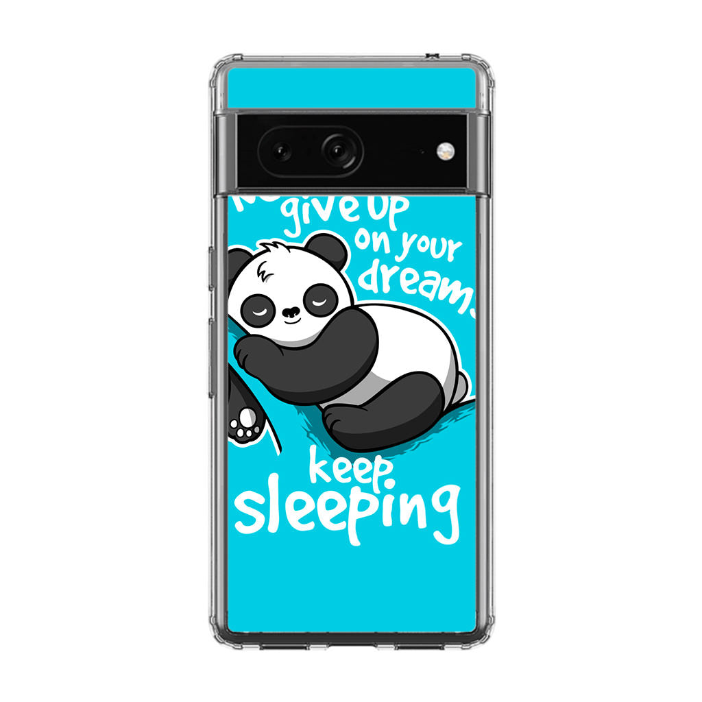 Panda Keep Sleeping Google Pixel 7 Case