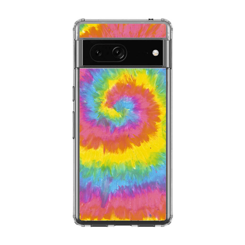 Pastel Rainbow Tie Dye Google Pixel 7a Case
