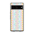 Peach Aztec Pattern Google Pixel 7 Case
