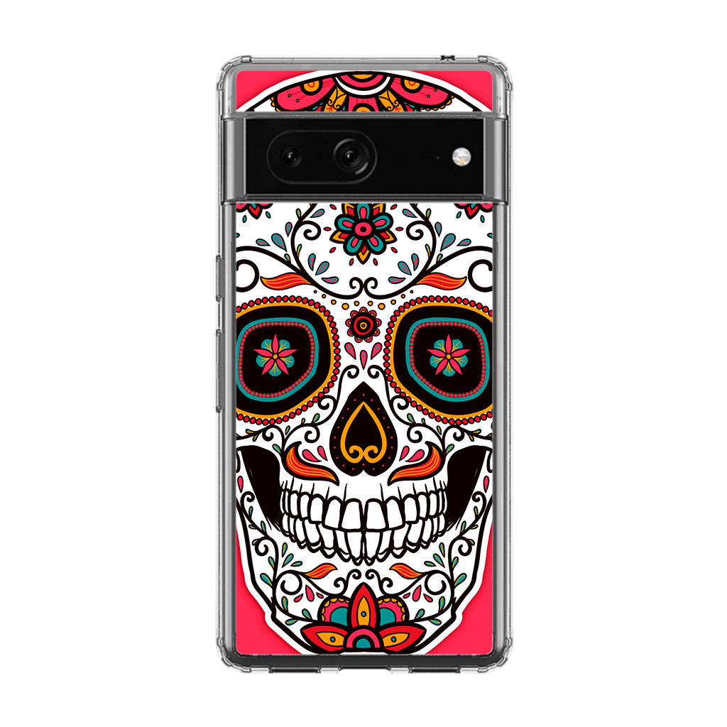 Pink Sugar Skull Google Pixel 7 Case