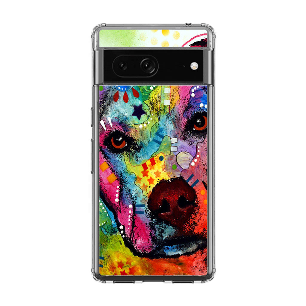 Pitbull Love Painting Google Pixel 7 Case