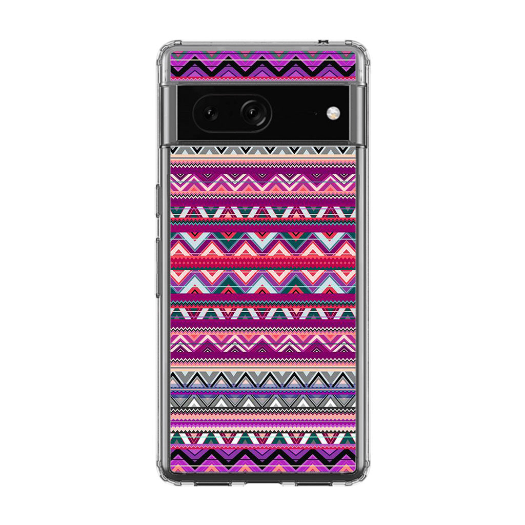 Purple Aztec Art Google Pixel 7 Case