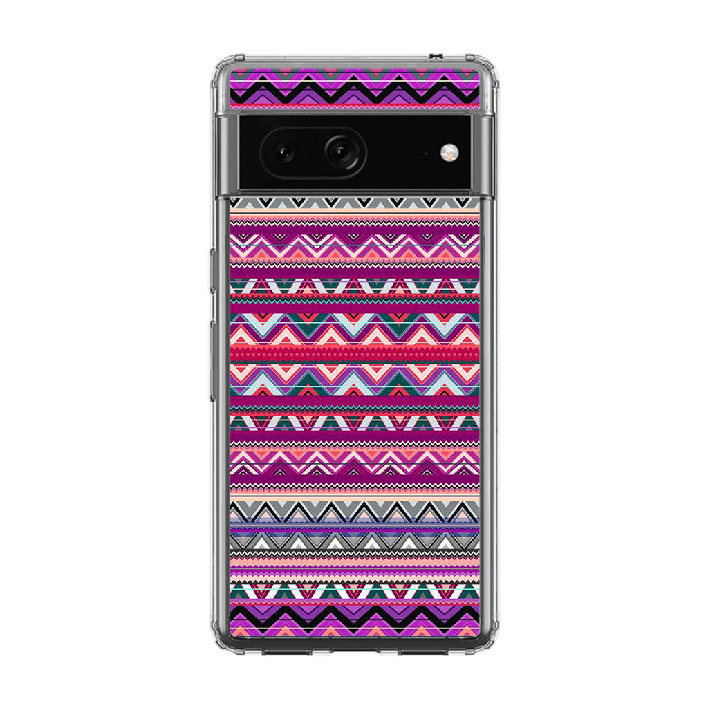 Purple Aztec Art Google Pixel 7a Case