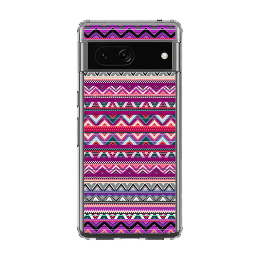 Purple Aztec Art Google Pixel 7a Case