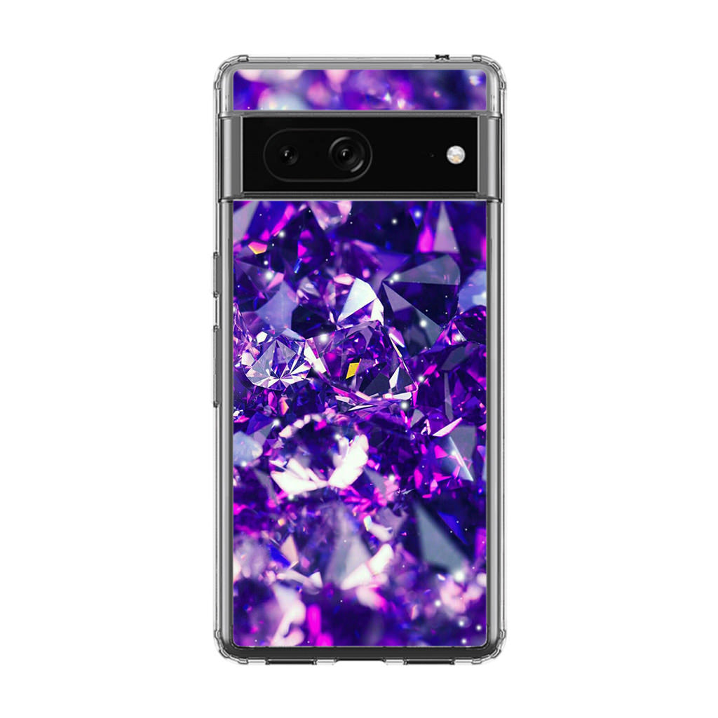 Purple Crystal Google Pixel 7 Case