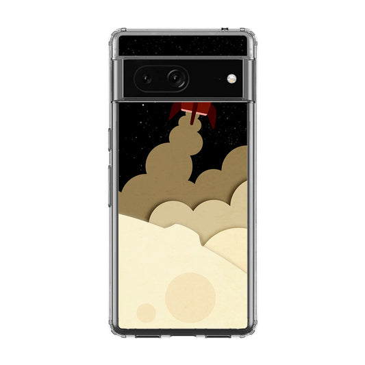 Rocket Ship Google Pixel 7a Case