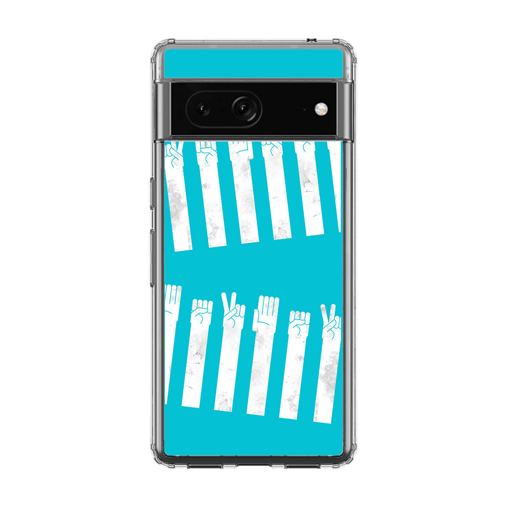 Rock–paper–scissors Zebra Crossing Google Pixel 7 Case