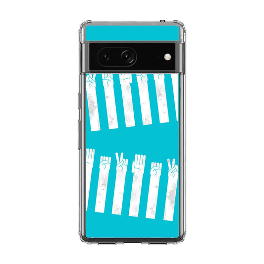 Rock–paper–scissors Zebra Crossing Google Pixel 7a Case