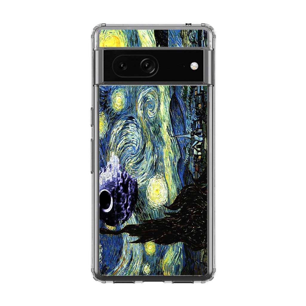 Skellington on a Starry Night Google Pixel 7 Case