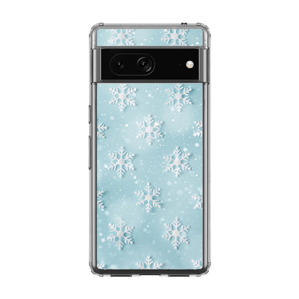 Snowflakes Pattern Google Pixel 7 Case