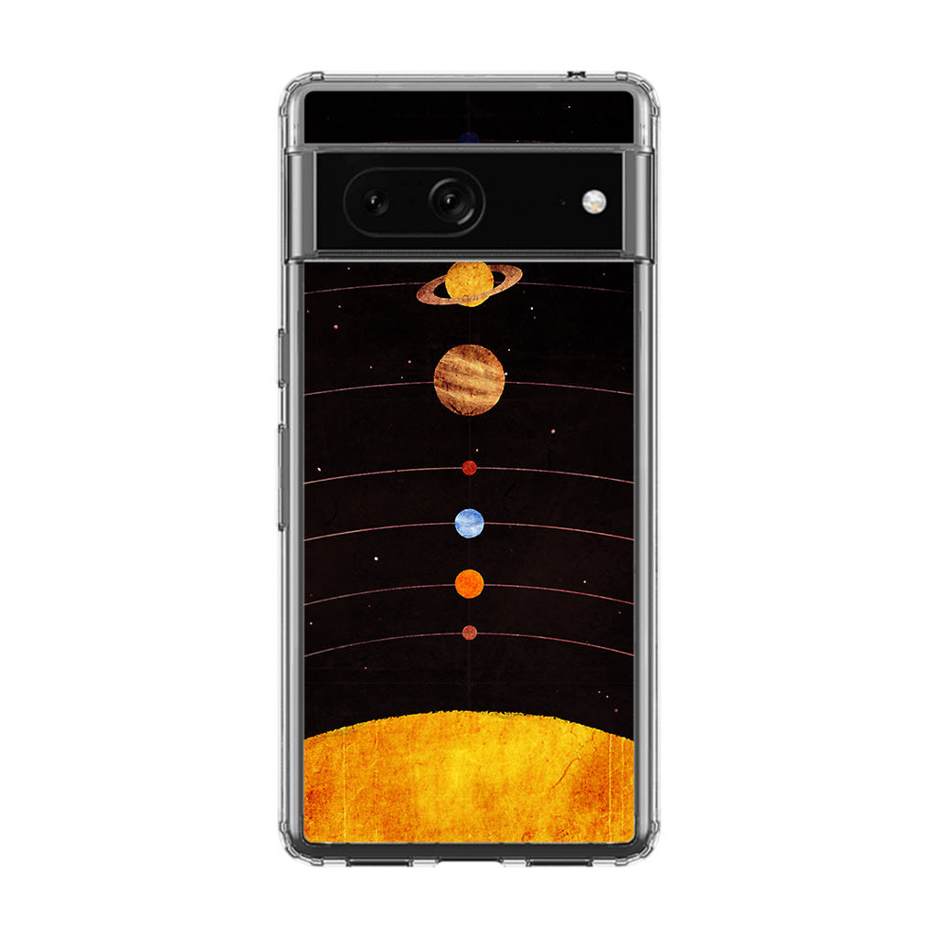 Solar System Google Pixel 7a Case