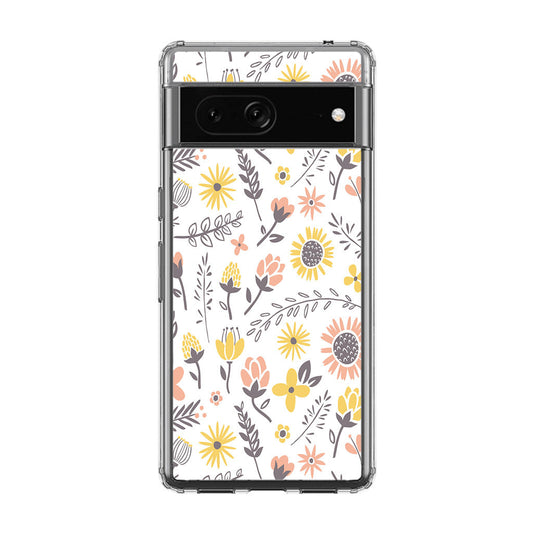 Spring Things Pattern Google Pixel 7a Case