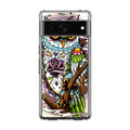 Sugar Skull Owl Tattoo Google Pixel 7 Case