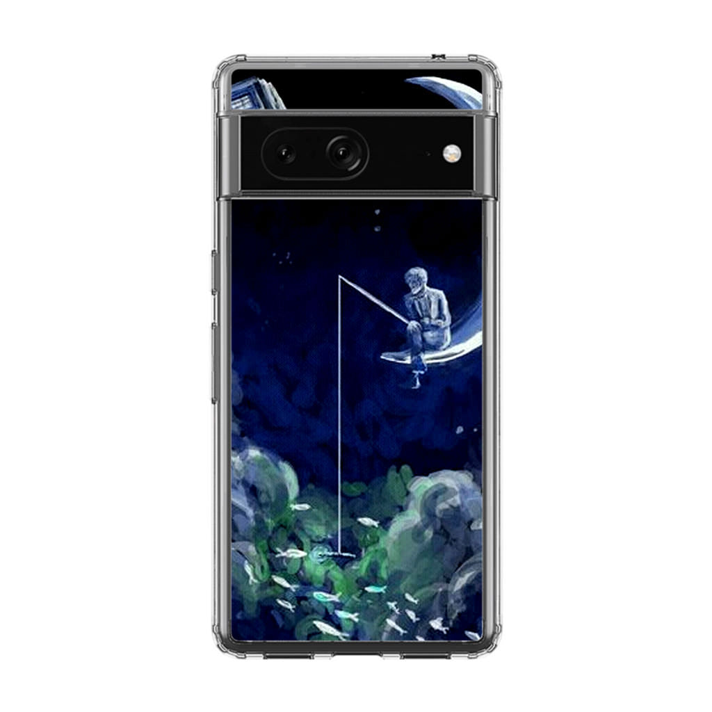 Tardis Walking To The Moon Google Pixel 7 Case