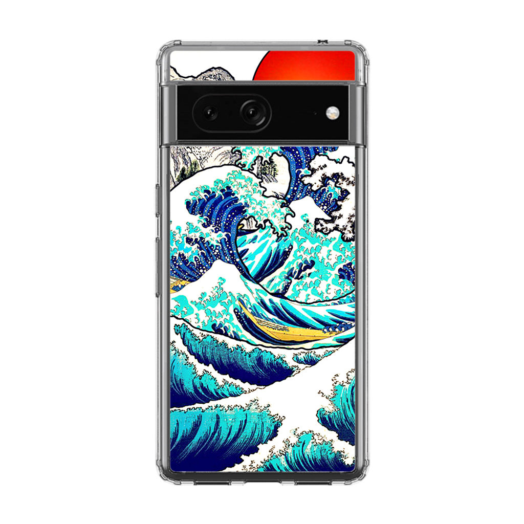 The Great Wave off Kanagawa Google Pixel 7 Case