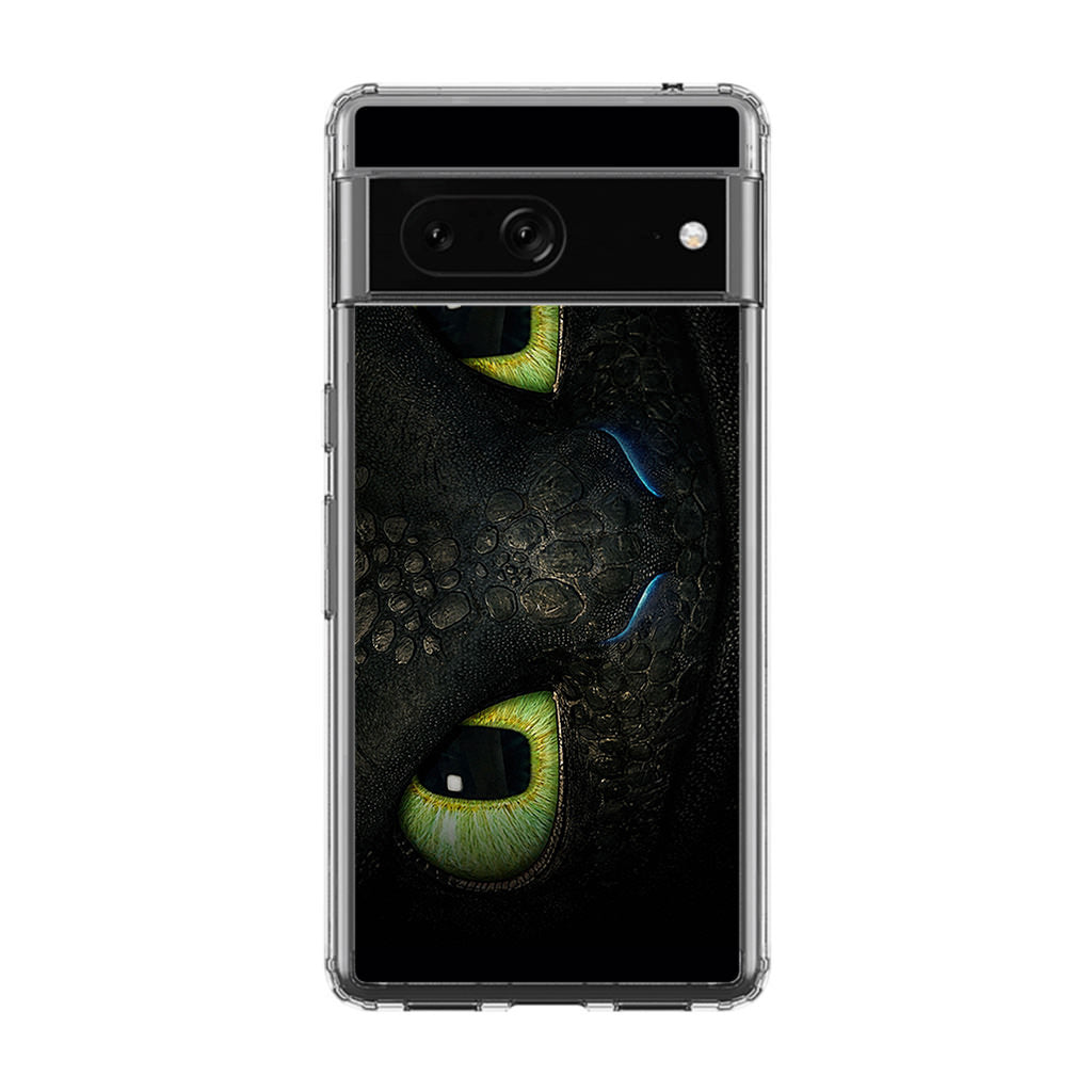 Toothless Dragon Eyes Close Up Google Pixel 7 Case