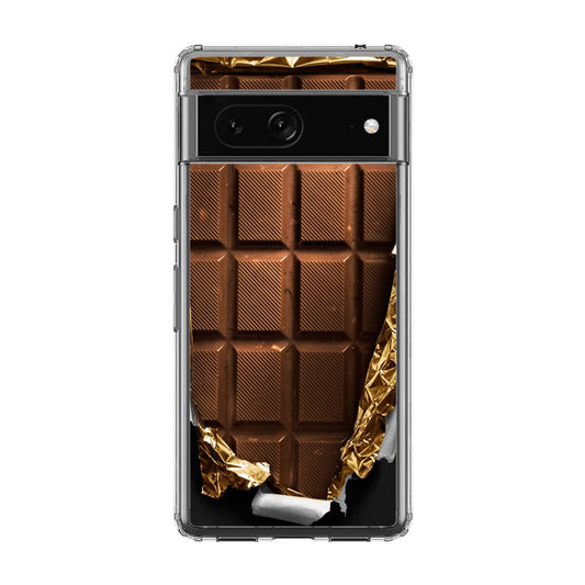 Unwrapped Chocolate Bar Google Pixel 7 Case