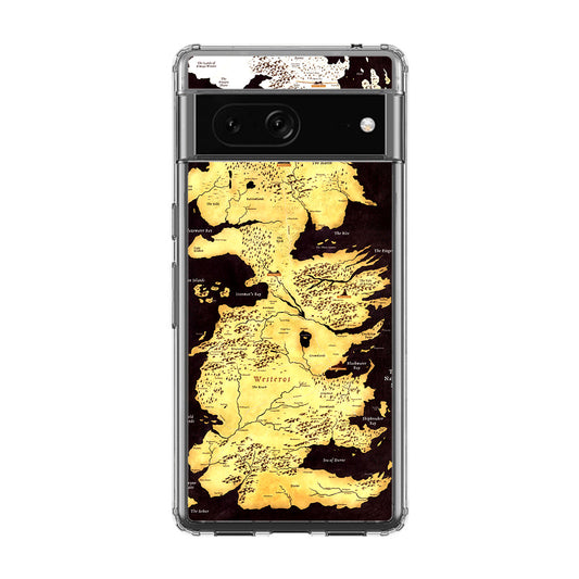 Westeros Map Google Pixel 7 Case