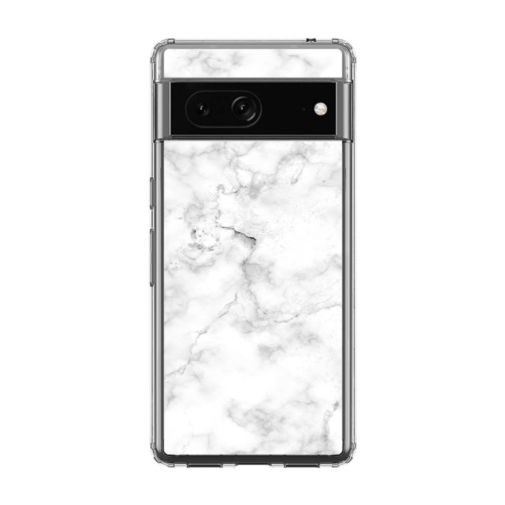 White Marble Google Pixel 7 Case