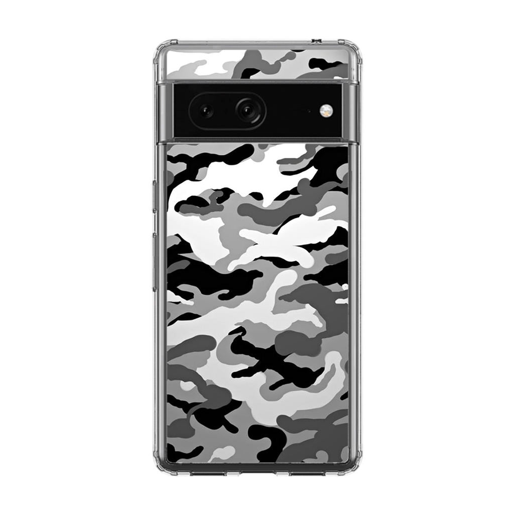 Winter Army Camo Google Pixel 7 Case