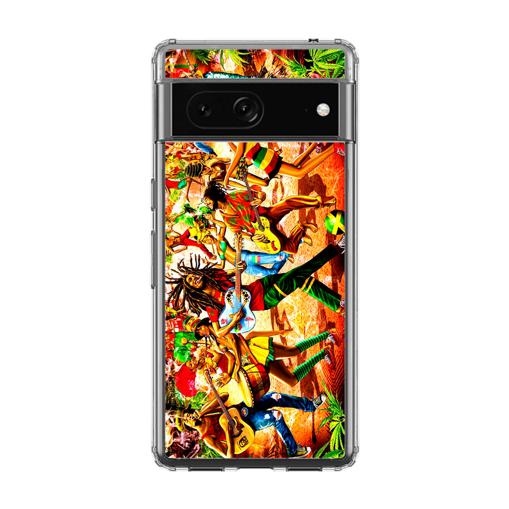 Bob Marley Reggae Google Pixel 7a Case