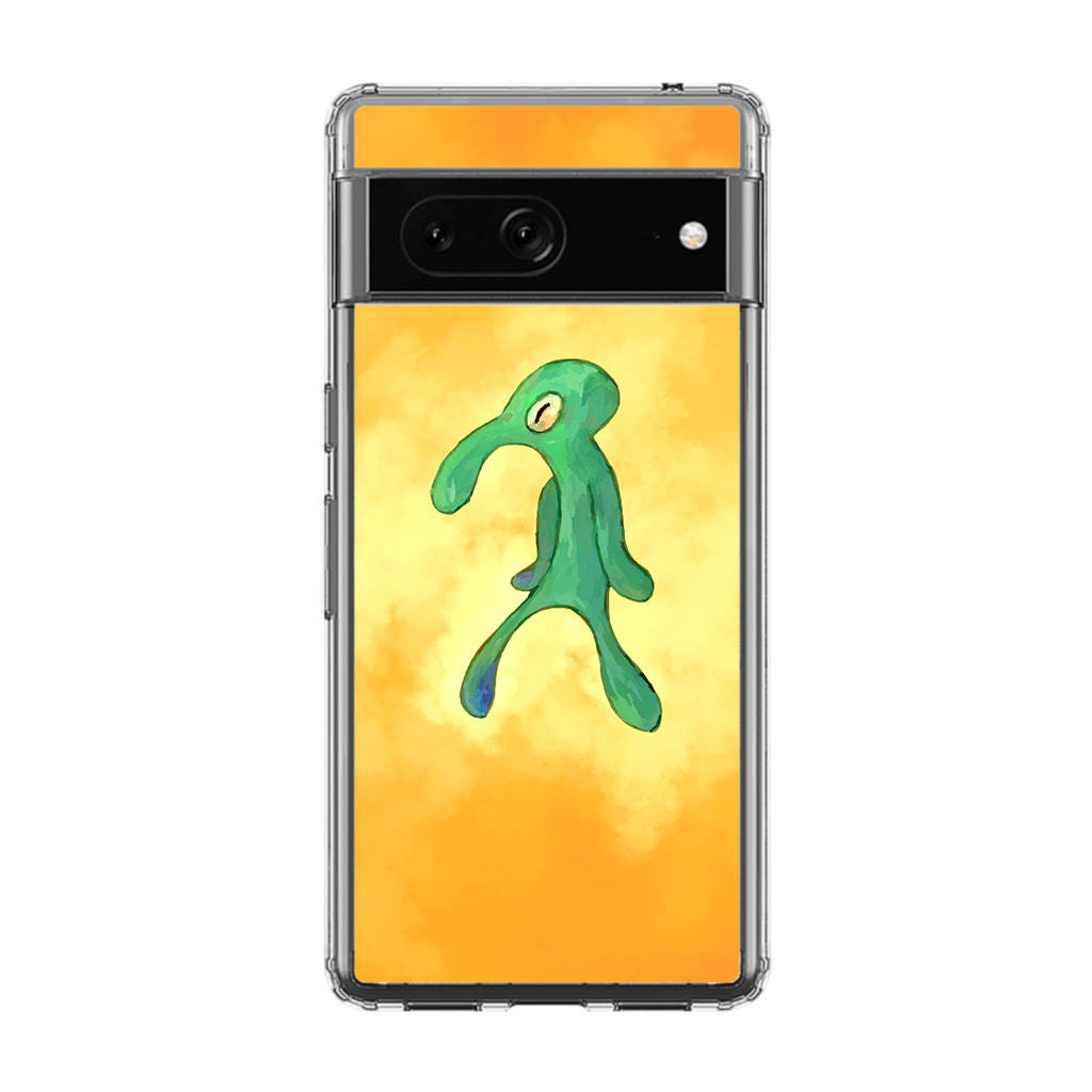 Bold and Brash Squidward Painting Google Pixel 7 Case