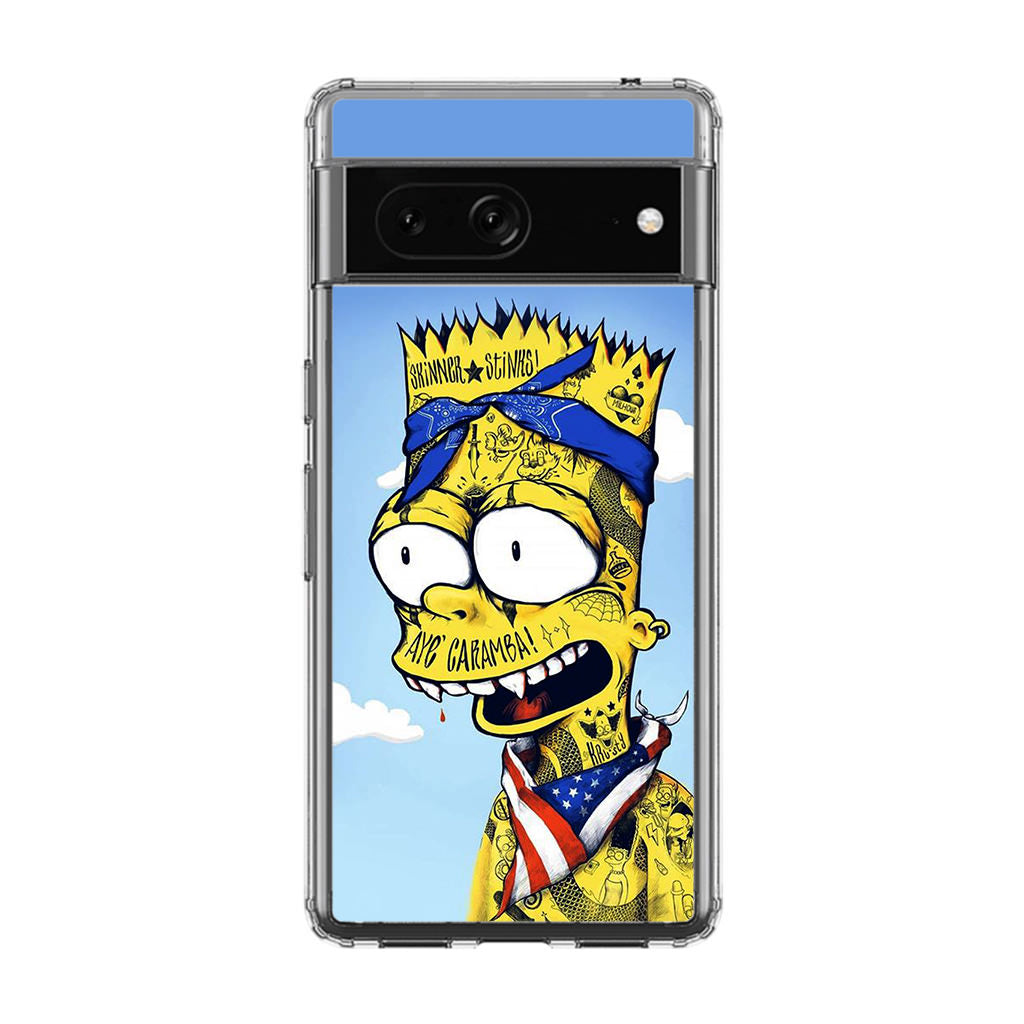 Bootleg Bart Google Pixel 7a Case