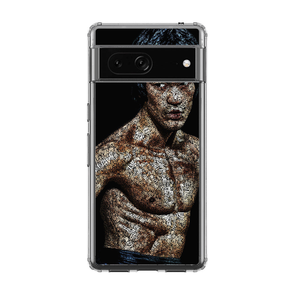 Bruce Lee Typograph Google Pixel 7 Case