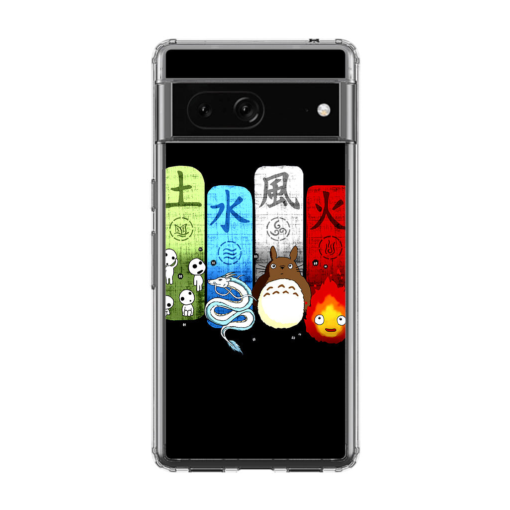 Ghibli Elemental Charms Google Pixel 7 Case