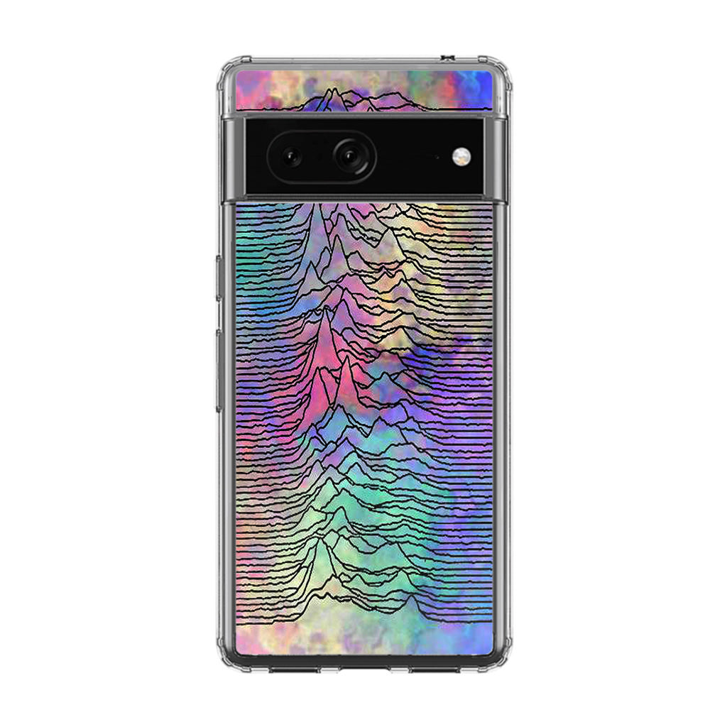 Joy Division Unknown Pleasures Colorful Google Pixel 7 Case