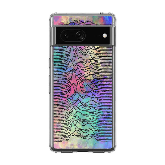 Joy Division Unknown Pleasures Colorful Google Pixel 7 Case