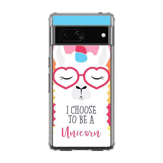 Llama Unicorn Google Pixel 7a Case