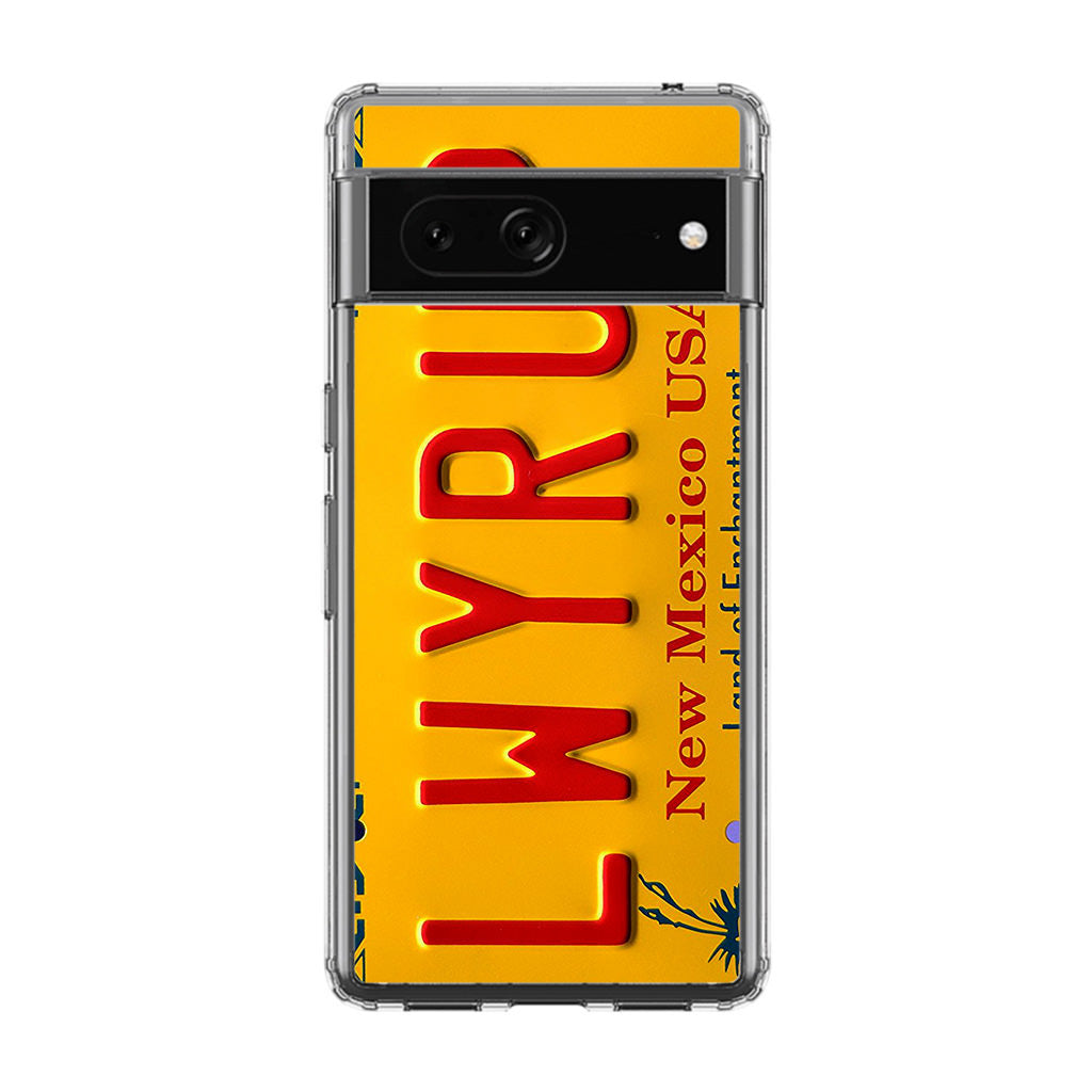 LWYRUP License Plate Google Pixel 7 Case