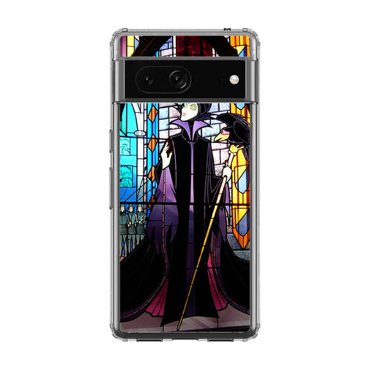 Maleficent Sleeping Beauty Glass Art Google Pixel 7 Case