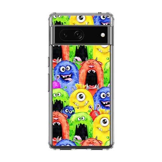 Monster Watercolor Art Google Pixel 7 Case