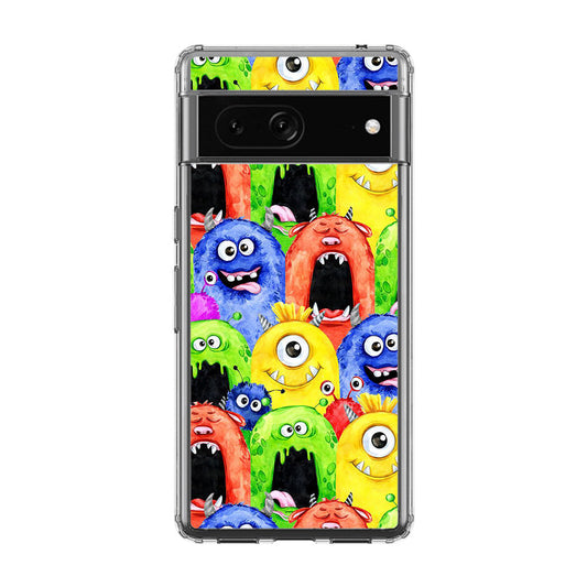 Monster Watercolor Art Google Pixel 7a Case