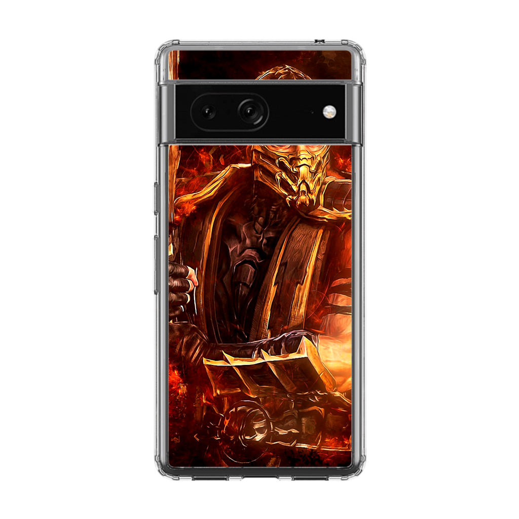 Mortal Kombat Scorpion Google Pixel 7a Case