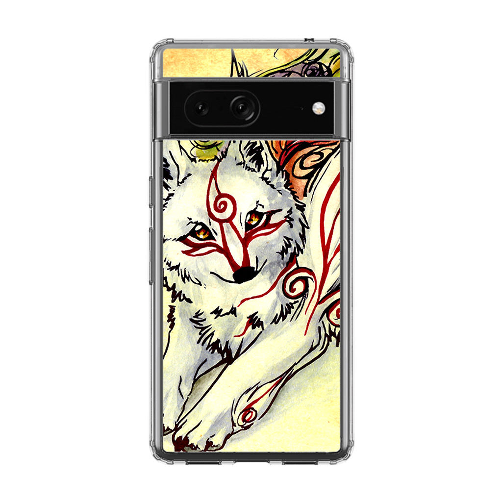 Okami Amaterasu Google Pixel 7 Case