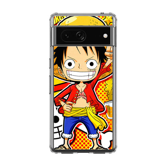 One Piece Cute Luffy Google Pixel 7 Case