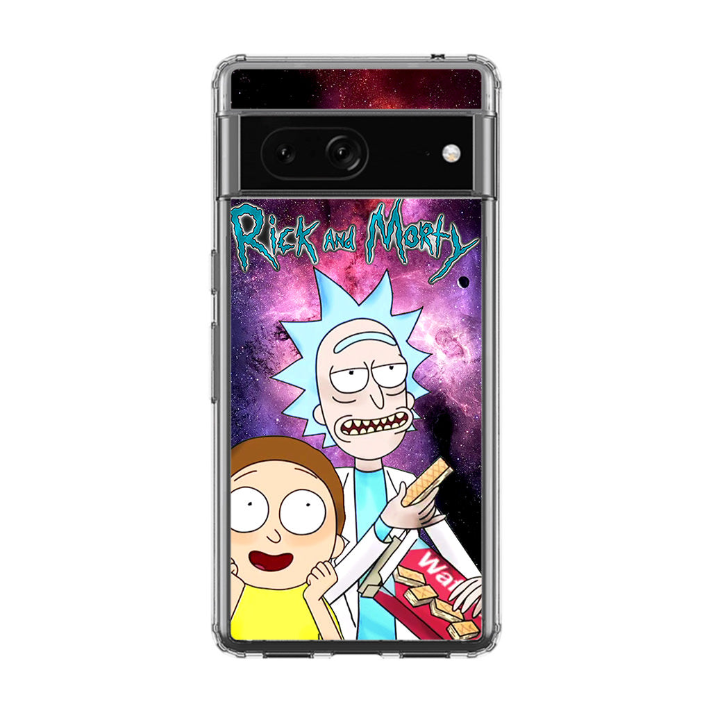 Rick And Morty Nebula Space Google Pixel 7 Case