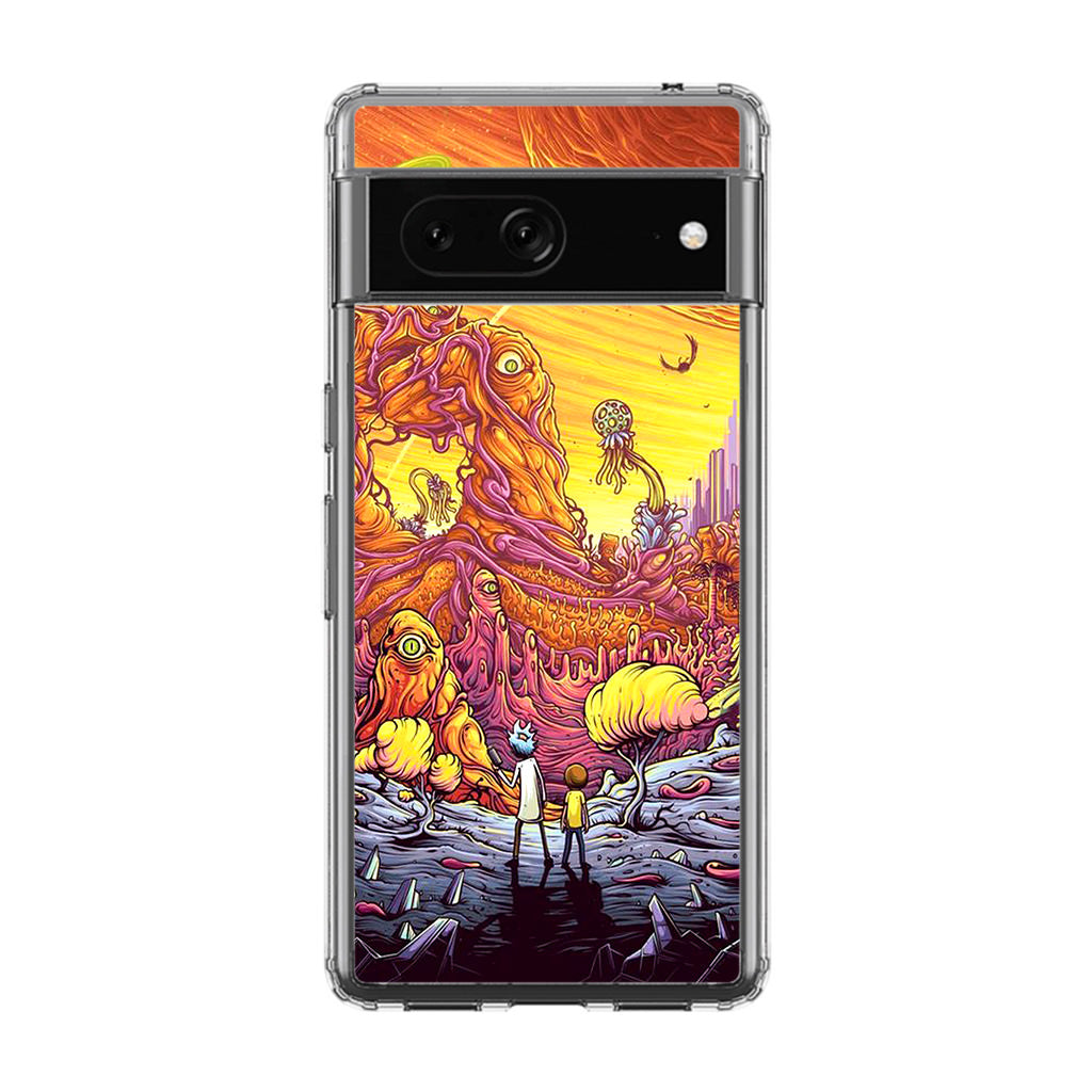 Rick And Morty Alien Planet Google Pixel 7 Case