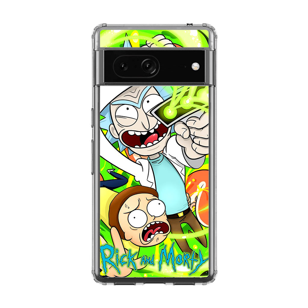 Rick And Morty Shoot Portal Gun Google Pixel 7 Case