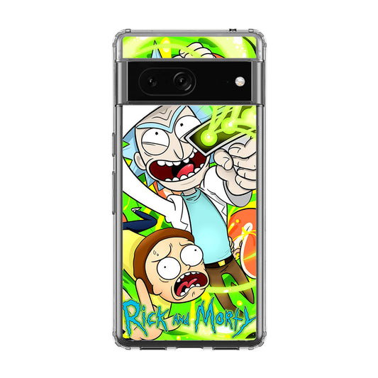 Rick And Morty Shoot Portal Gun Google Pixel 7 Case