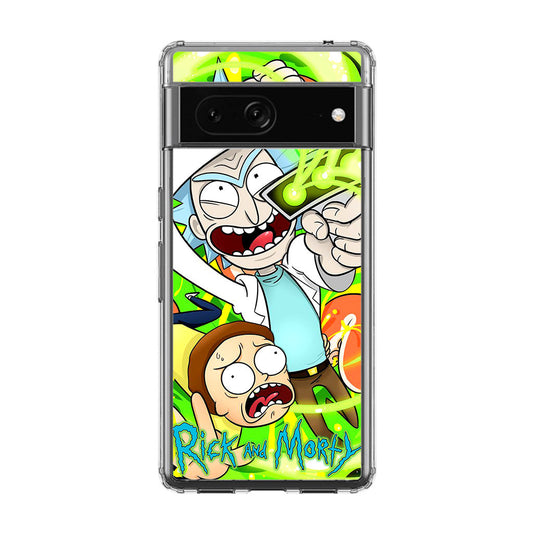 Rick And Morty Shoot Portal Gun Google Pixel 7a Case