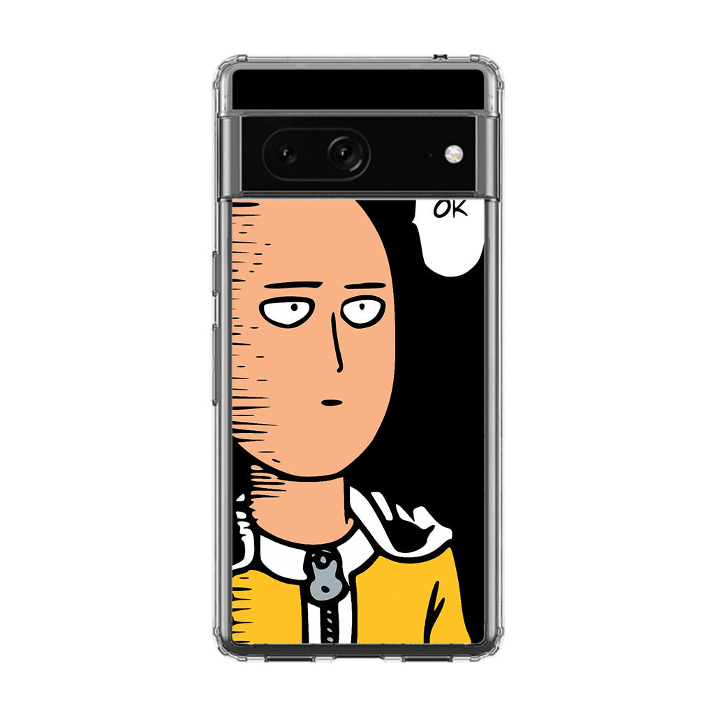 Saitama Poker Face Google Pixel 7 Case