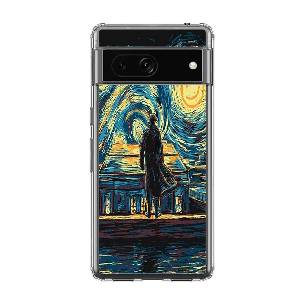 Sherlock Starry Night Google Pixel 7 Case